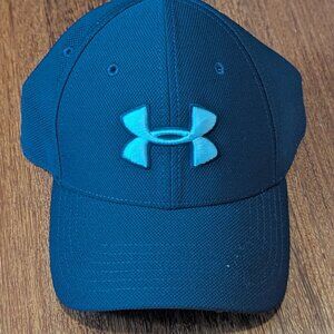 UA MEN'S BLITZING BLUE BASEBALL CAP-L/XL-CLASSIC FIT-PRE-OWNED